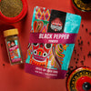 Fine black pepper powder with a rich aroma, sourced directly from Sri Lanka
